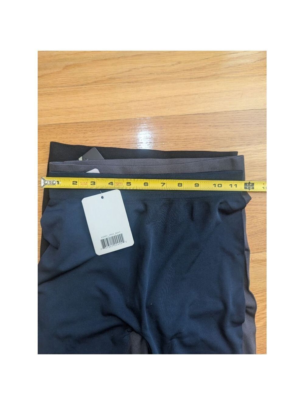 Sofra Leggings Black Gray Navy Free Size Set of 3 - Picture 6 of 8